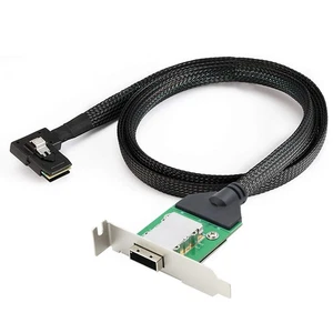 External Mini SAS HD SFF-8087/SFF-8643 to SFF-8088 PCBA Female Conversion Cable - Picture 1 of 9