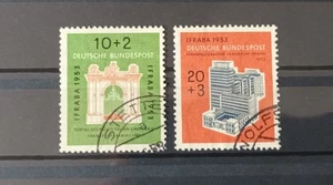 FEDERACIÓN 1953 Nº 171 + 172 IFRABA - Sello redondo - MICHEL 55 € - Imagen 1 de 2