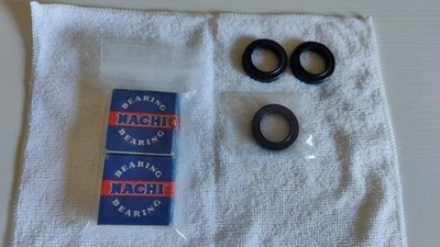 Ural 12V Denso Alternator Adapter  Rebuild Kit - New Bearings / Extra Seals - Image 1 of 2