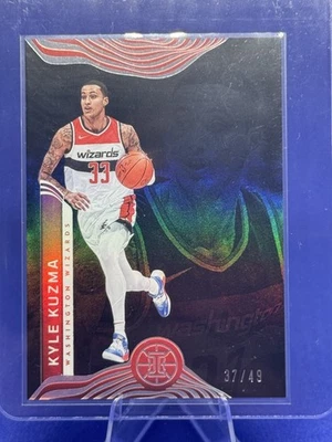 2021-22 Panini Illusions Kyle Kuzma Black Prizm /49 – Washington Wizards - Image 1 of 4