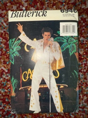 Butterick 6946 Elvis Presley Jumpsuit Uncut All Sizes - Image 1 of 3
