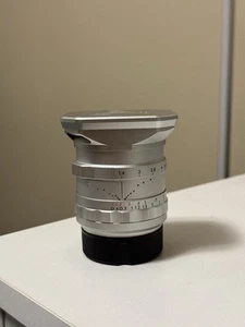 Thypoch Simera 28mm - Rare All Silver - Leica M Mount + Nisi Armor FX UV Filter - Bild 1 von 5