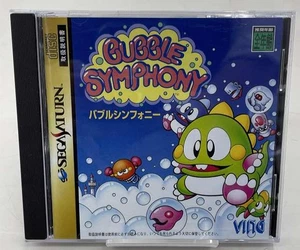 Ving Bubble Symphony Sega Saturn Game with Case Wear Used - Picture 1 of 6