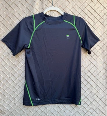 Camiseta de manga corta Fila Sport talla L (14/16) gris cuello redondo para niño Foto 1 de 2