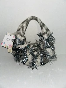 Bolso Cartera TikTok Viral Blanco Con Cuentas Brillante Hecho a Mano en India Marshalls TJ Maxx - Imagen 1 de 9