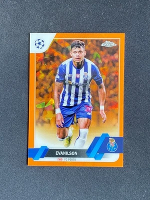 Evanilson 2022-23 Topps Chrome Sapphire UEFA Orange 32/50 #109 - Image 1 of 2