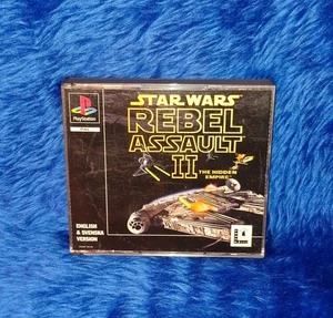 Star Wars Rebel Assault II 2 SONY PS1 Playstation 1 One PAL LucasArts - Picture 1 of 5