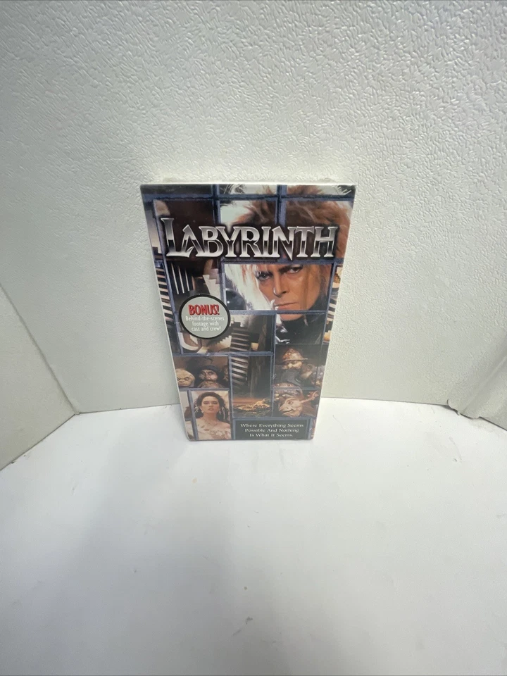 Labyrinth - 1999 VHS - David Bowie Jim Hensen - BRAND NEW SEALED - Rare - Image 1 of 4