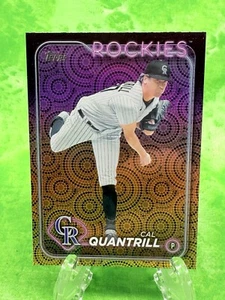 Cal Quantrill - Feuille de vacances - 2024 Topps Série 2 #638 Colorado Rockies - Photo 1/11
