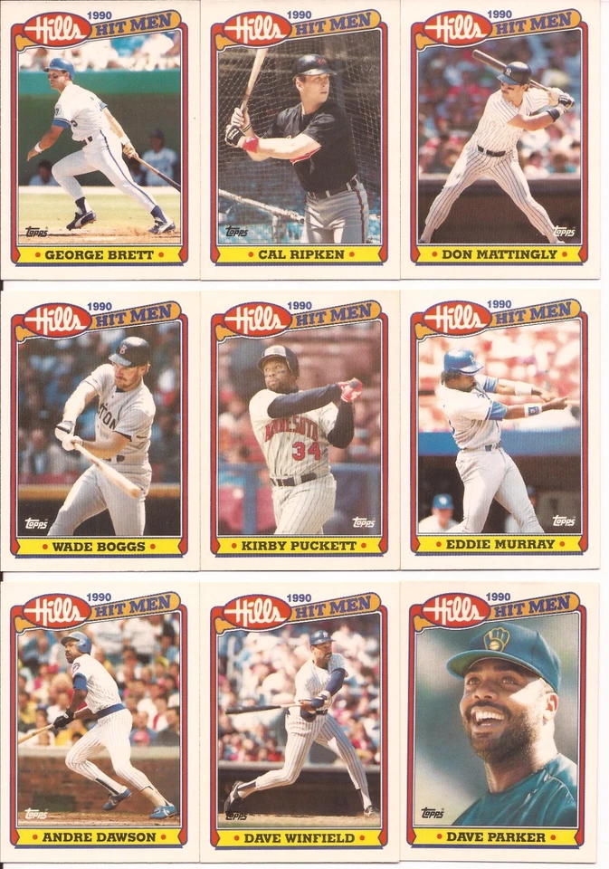1990 TOPPS HILLS HIT MEN - FINISH  YOUR SETS - HALL OF FAMER'S INCLUDED - Image 1 of 1