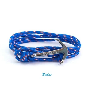 BLVCKOUT Kordel verstellbar Ankerarmband - blau, grau, hellblau, schwarz, weiß - Bild 1 von 6