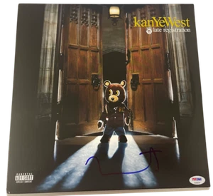 KANYE WEST SIGNED LATE REGISTRATION ALBUM VINYL AUTHENTIC AUTOGRAPH PSA COA - Picture 1 of 2