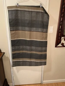 Dan River King Black, Tan & Gray Patterned Pillow Shams - Picture 1 of 11