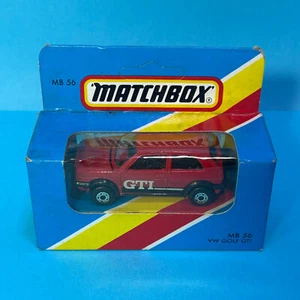 1980s Matchbox Blue Box MIB Diecast Car MB 56 VW Golf GTi - Picture 1 of 2