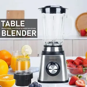 2 In 1 Food Processor Blender Smoothie Maker Mixer Spice Coffee Grinder 1.5L Jug - Picture 1 of 6