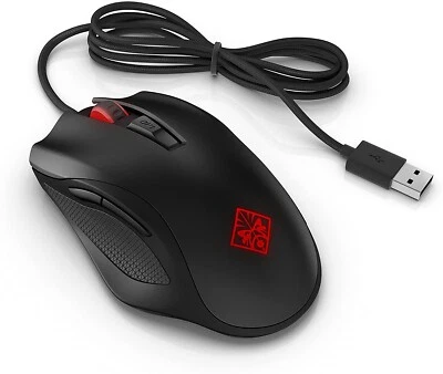 OMEN HP Mouse 600 Kabelgebundene Optische Gaming Maus mit 6 Tasten 12000 dpi ... - Bild 1 von 4