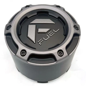 Fuel 1005-49XTGD Center Cap Matte Black w/Gunmetal Logo XL TALL CAP 8X170/180 - Picture 1 of 6