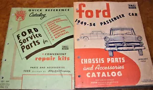 1949 1950 1952 1953 1954 Ford Parts Catalogs Chassis Sunliner Crestline Victoria - Foto 1 di 4