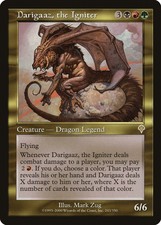 Darigaaz, the Igniter Invasion HEAVILY PLD Black Red Green Rare CARD ABUGames