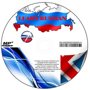 RUSSIAN LANGUAGE EASY Fluently IN 3 MONTHS - Audio MP3 CD Worldwide Postage - Picture 1 of 8