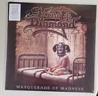 Vinyle marron violet clair King Diamond Masquerade of Madness + masque disque neuf
