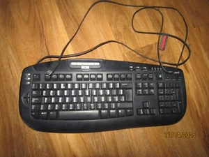 Microsoft Digital Media Keyboard 1.0A KC-0405 Nero USB QWERTY *FUNZIONANTE* - Foto 1 di 6