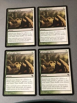 Safewright Quest X4 Shadowmoor NM Condition See Pics Front Back - Image 1 of 4