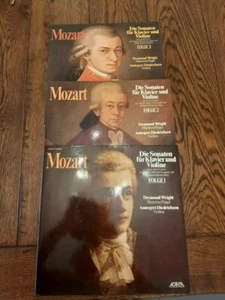 Desmond Wright/Annegret Diedrichsen-MOZART sonatas for piano & violin vol.1-3. M - Picture 1 of 9
