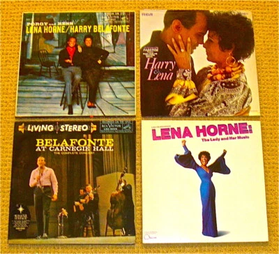 R.I.P. HARRY BELAFONTE & LENA HORNE : Porgy&Bess/TV Spec/ Carnegie/Lady&HerMusic - Imagem 1 de 4