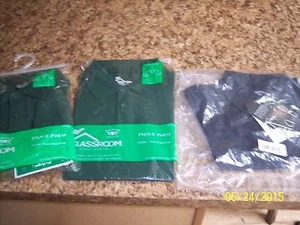 NWT Dickies + Classroom School Uniform Polo Shirts Size 4T Lot - Picture 1 of 3