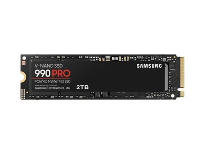 SAMSUNG 990 PRO 2TB SSD, PCIe Gen4 M.2 2280, Seq. Read Speeds Up-to 7,450MB/s - Image 1 of 4