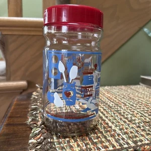 Vintage Maxwell House Glass Coffee Jar w/ Lid Anchor Hocking Kitchen Decor - Picture 1 of 5