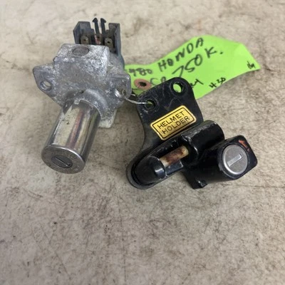 Honda CB750K 1980 OEM interruptor de encendido casco soporte CB 750 K sin llave Foto 1 de 4