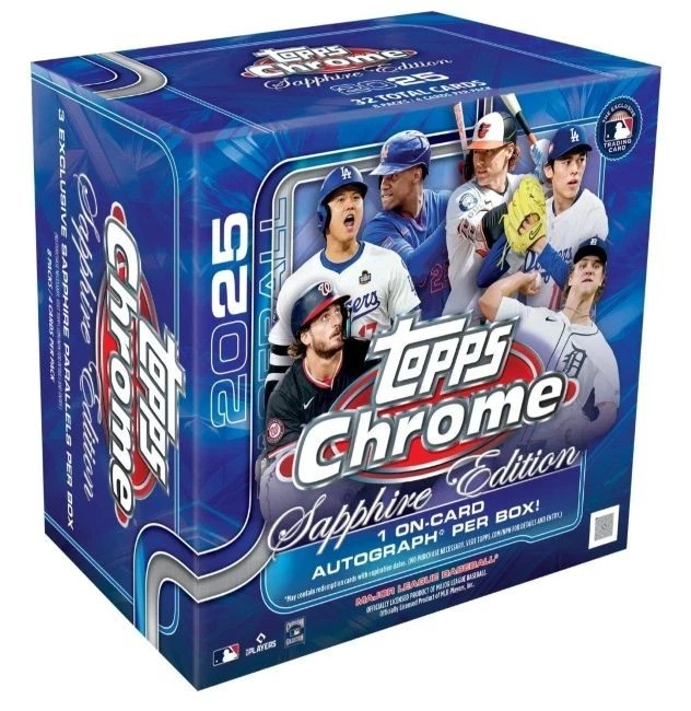 Béisbol Topps Chrome Sapphire Edition 2025, elige a tu jugador, completa tu conjunto Foto 1 de 1