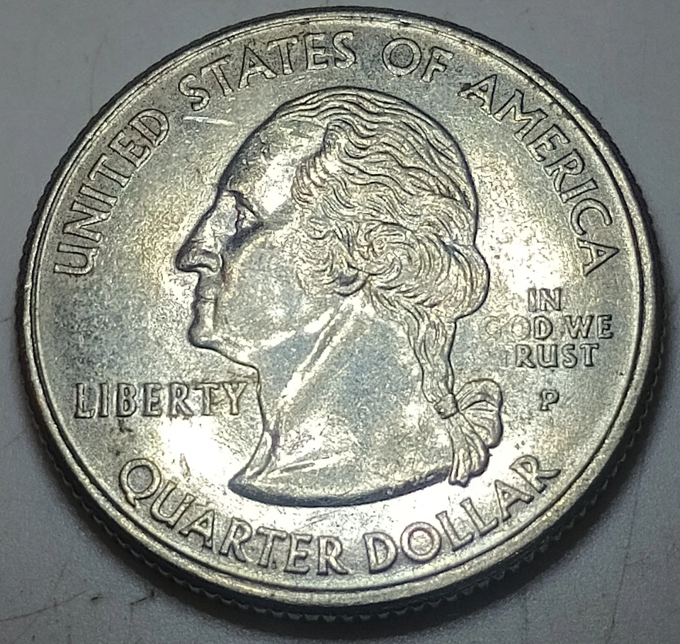 2005-P Kansas State Quarter With In D We Rust Grease Strike Through Error - Image 1 of 3