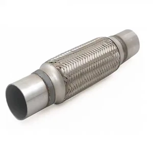 2.12" EXHAUST FLEXI PIPE 54MM X 270MM STAINLESS STEEL UNIVERSAL HIGH QUALITY - Picture 1 of 1