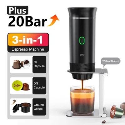 Tragbare Kapsel Kaffeemaschine USB Camping Espressomaschine Reisekaffeemaschine - Bild 1 von 4