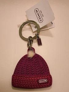Coach Sombrero de Invierno Multicolor Puff Ball “Gorro” Dije Llavero - F67383 - Imagen 1 de 4