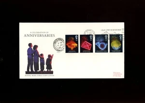 1989 Anniversaries Royal Mail FDC Visit Inverness Conference slogan. - Picture 1 of 1