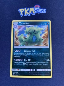 Pokémon TCG Tyranitar Team Up 85/181 Holo Rare LP. - Picture 1 of 3