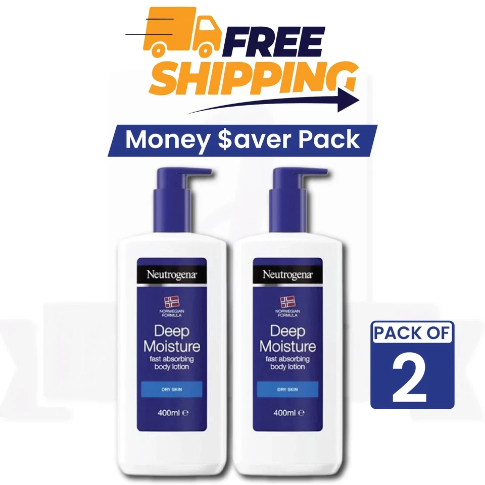 NEUTROGENA-Loción Corporal Hidratación Profunda 400ml-PACK DE 2 Foto 1 de 1