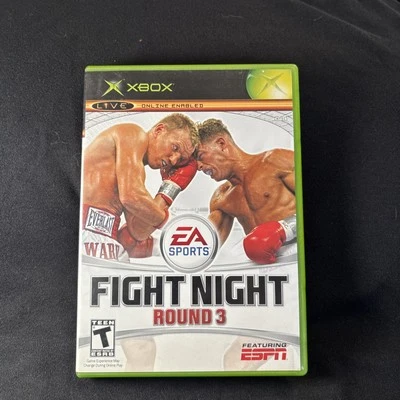 EA Sports Fight Night: Round 3 Microsoft Xbox Juego Completo con Manual Foto 1 de 4