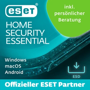 ESET Home Security Essential 2025 3 Geräte 1 Jahr ESD eMail Download Lizenz - Afbeelding 1 van 9