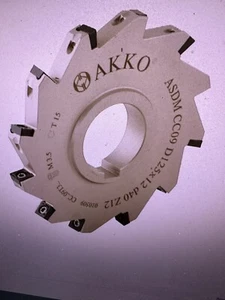 Scheibenfräser AKKO D=160x16x40 mm 12 Zähne für ISO-Schneidplatten CC 1204 - Imagen 1 de 1