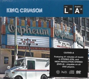 KING CRIMSON - Live At The Orpheum 2015 EU CD + DVD Set In Digipak New - Picture 1 of 1