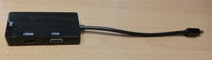 Mini DisplayPort (DP) to HDMI / VGA / DVI Adapter Lead - Picture 1 of 4