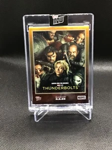 2025 Marvel Topps NOW Thunderbolts Base & GOLD FOIL # / 50 SSP - Picture 1 of 5