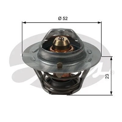 Gates Coolant Thermostat TH14088G1 fits Mg MGF RD 1.8 i 16V 1.8 i VVC 1,8 i VVC - image 1 of 1