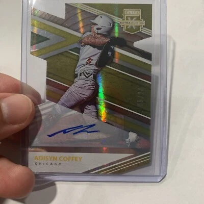 2020 Elite Extra Edition  Signatures Auto #110 Adisyn Coffey 5/24 die cut - Image 1 of 3