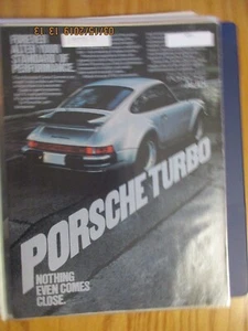 R PorscheAdv#76 Advertisement 1977 Porsche Turbo Carrera - Picture 1 of 1